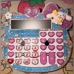 🩵NIB Colorful Bling Electronic Calculator in Cinnamoroll character